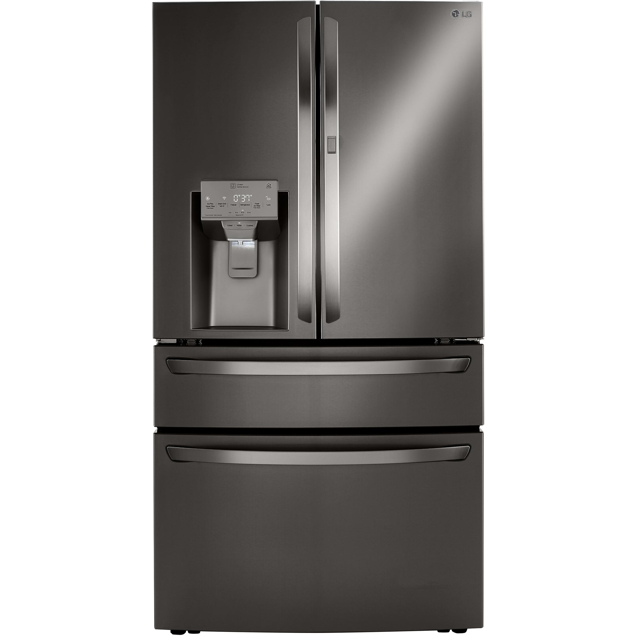 LG 30 cu. ft. French 4-Door Refrigerator with Craft Ice™ Maker LRMDS3006D IMAGE 1