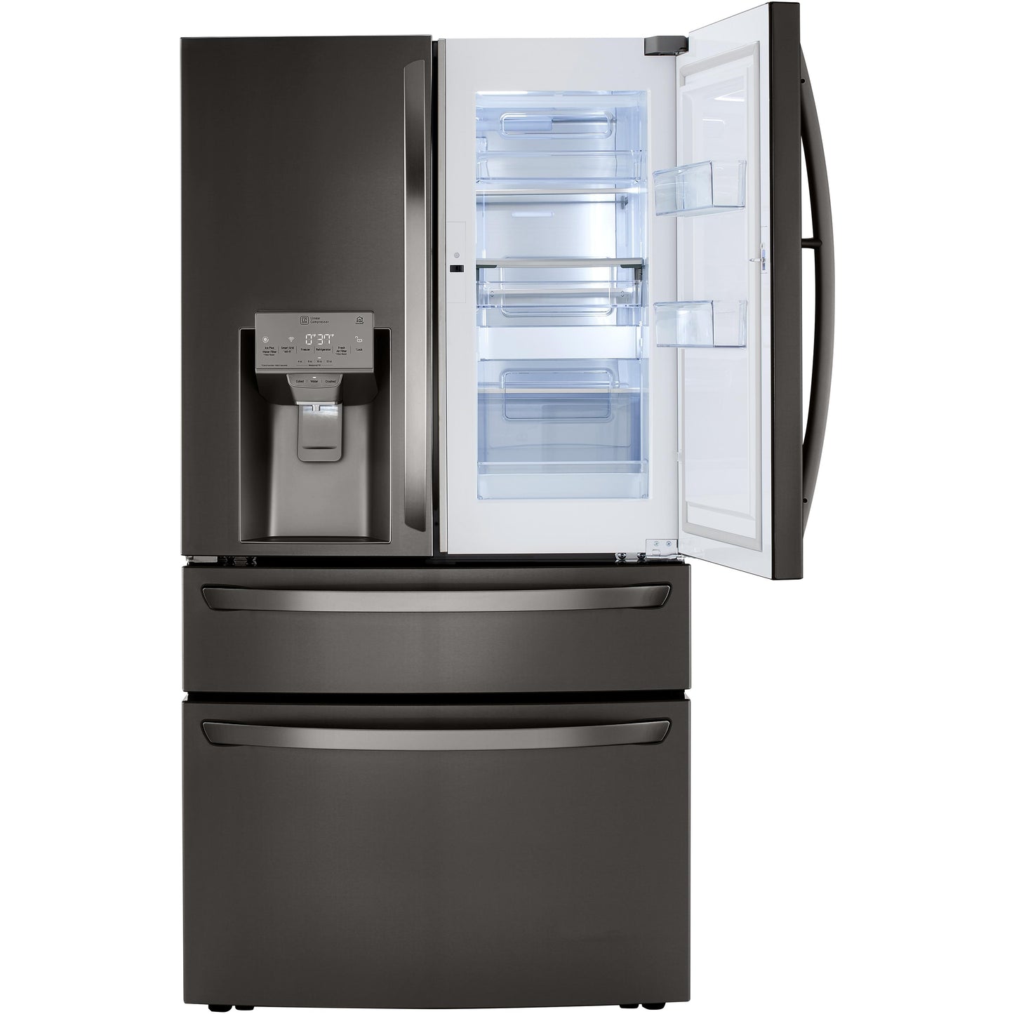 LG 30 cu. ft. French 4-Door Refrigerator with Craft Ice™ Maker LRMDS3006D IMAGE 3