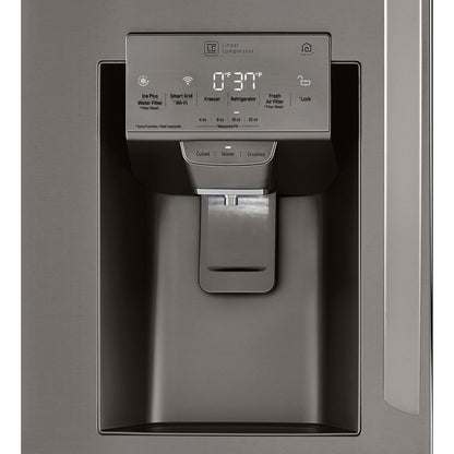 LG 30 cu. ft. French 4-Door Refrigerator with Craft Ice™ Maker LRMDS3006D IMAGE 8