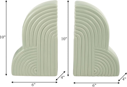 Ceramic Arch Bookends