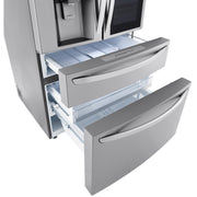  LG 23 cu. ft. Counter-Depth French 4-Door Refrigerator with InstaView™ Door-in-Door® LRMVC2306S IMAGE 5