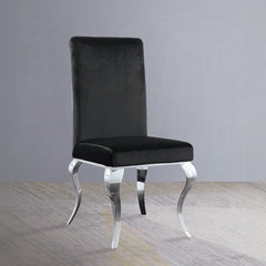 Silla auxiliar tapizada Fabiola de 40" de alto (juego de 2)