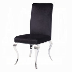 Silla auxiliar tapizada Fabiola de 40" de alto (juego de 2)