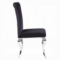 Silla auxiliar tapizada Fabiola de 40" de alto (juego de 2)