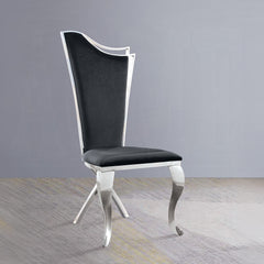 Silla auxiliar tapizada Cyrene de 43" de alto (juego de 2)
