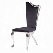 Silla auxiliar tapizada Cyrene de 43" de alto (juego de 2)