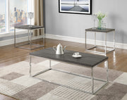 Chrome Table Lamp 19"H