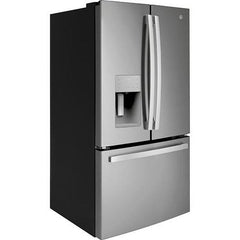  GE 36-inch, 25.6 cu.ft. Freestanding French 3-Door Refrigerator with Multiflow Air System GFE26JYMFS IMAGE 2
