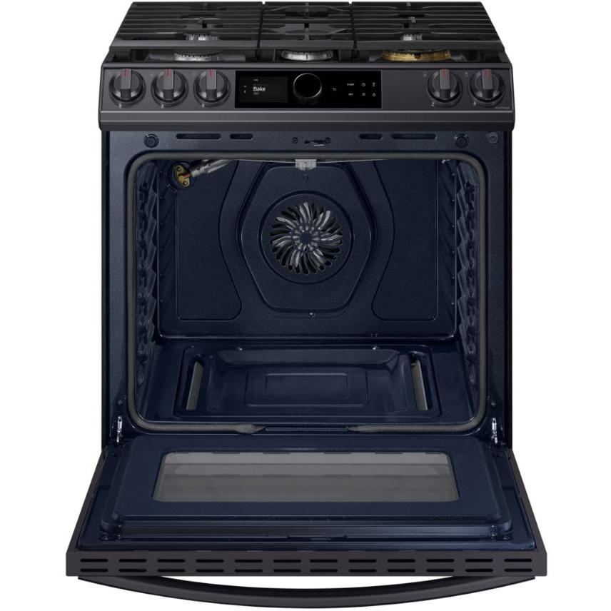 Samsung 30-inch Slide-in Gas Range with Wi-Fi Technology NX60T8711SG/AA IMAGE 4