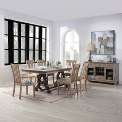 Mesa de comedor rectangular extensible Nathaniel