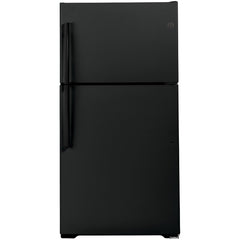  GE 33-inch, 21.9 cu. ft. Top Freezer Refrigerator with icemaker GIE22JTNRBB IMAGE 1