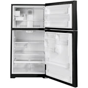  GE 33-inch, 21.9 cu. ft. Top Freezer Refrigerator with icemaker GIE22JTNRBB IMAGE 2