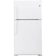  GE 33-inch, 21.9 cu. ft. Top Freezer Refrigerator with icemaker GIE22JTNRWW IMAGE 1