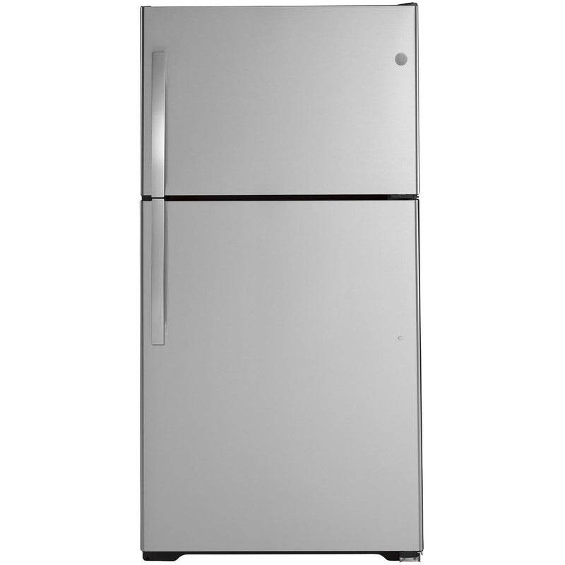 GE 33-inch, 21.9 cu. ft. Top Freezer Refrigerator with icemaker GIE22JSNRSS