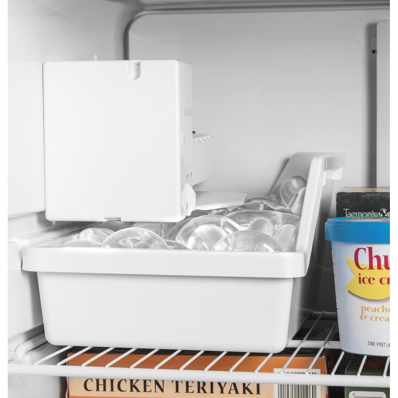 GE 33-inch, 21.9 cu. ft. Top Freezer Refrigerator with icemaker GIE22JSNRSS IMAGE 6