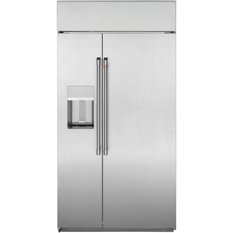 Café 42-inch, 24.5 cu. ft. Side-by-Side Refrigerator with Dispenser CSB42YP2NS1