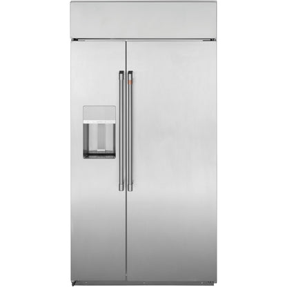  Café 48-inch, 28.7 cu. ft. Side-by-Side Refrigerator with Dispenser CSB48YP2NS1 IMAGE 1