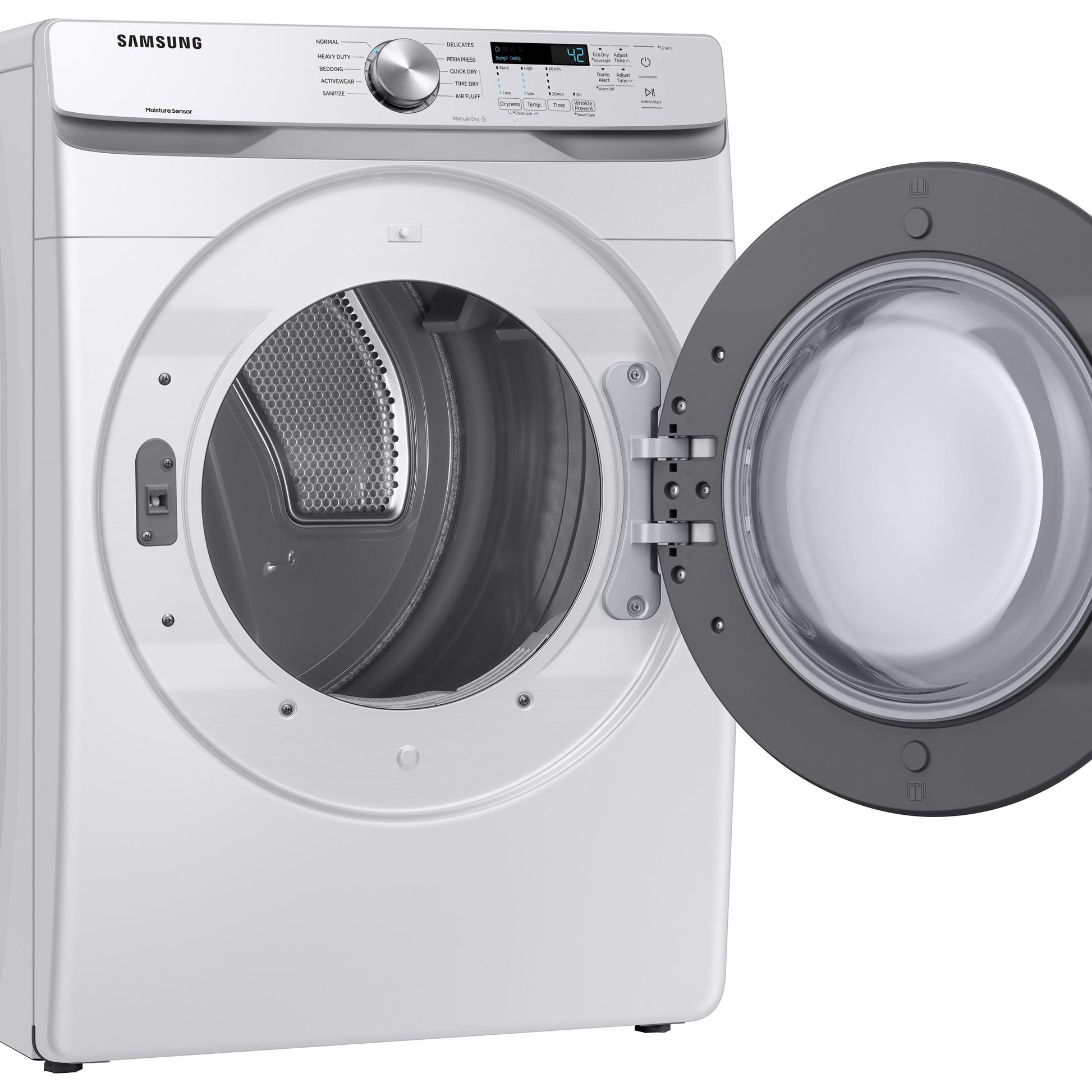  Samsung 7.5 cu.ft. Electric Dryer with Smart Care DVE45T6000W/A3 IMAGE 4