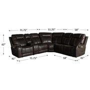 Seccional elevable con brazo derecho TechEase