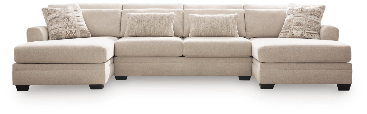Mandi Point 3-Piece Double Chaise Sectional