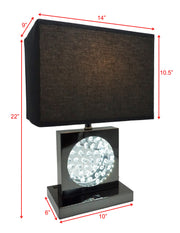 Table Lamp Nickel-Led Accent