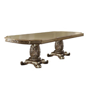 Vendome Dining Table - Gold Patina & Bone