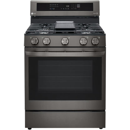 LG 30-inch Freestanding Gas Range with True Convection Technology LRGL5825D IMAGE 1