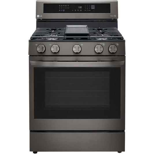 LG 30-inch Freestanding Gas Range with True Convection Technology LRGL5825D IMAGE 1