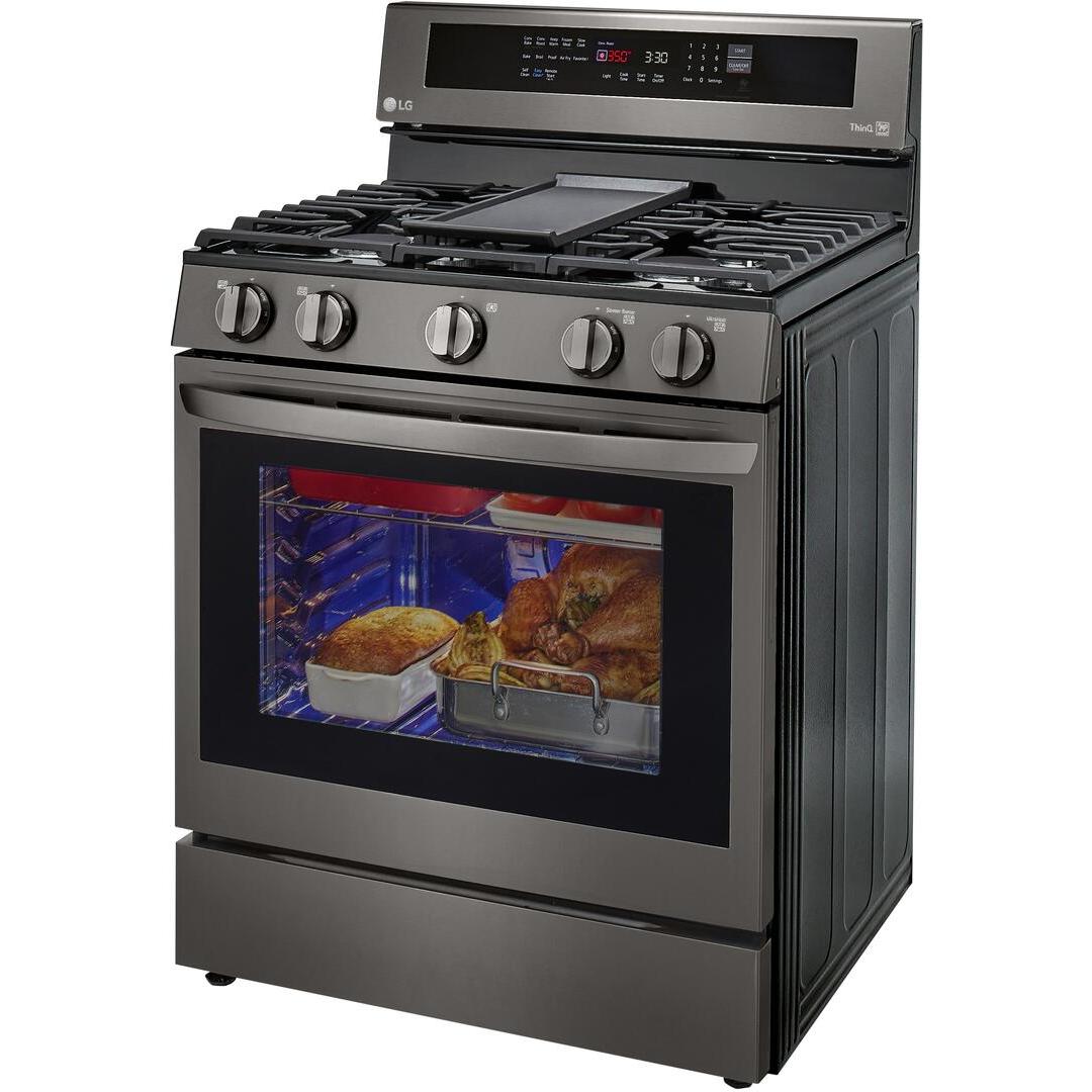 LG 30-inch Freestanding Gas Range with True Convection Technology LRGL5825D IMAGE 3