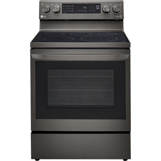 LG 30-inch, 6.3 cu.ft. Freestanding Electric Range with Wi-Fi Connectivity LREL6325D IMAGE 2