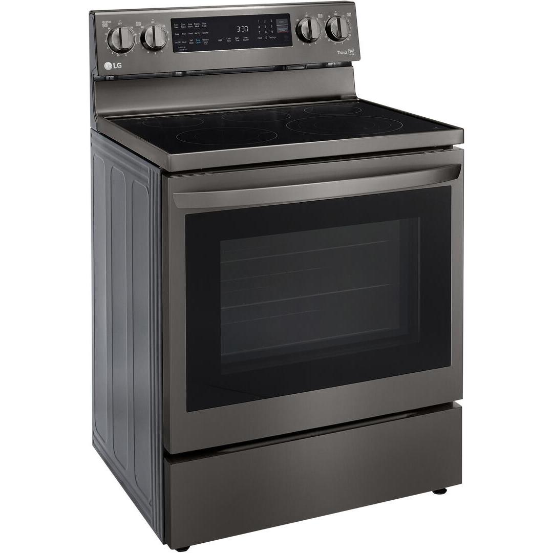 LG 30-inch, 6.3 cu.ft. Freestanding Electric Range with Wi-Fi Connectivity LREL6325D IMAGE 3