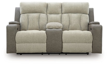WhipLash Power Reclining Loveseat with Console