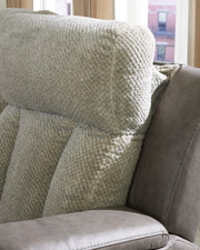 Stately Check PWR Recliner/ADJ Headrest