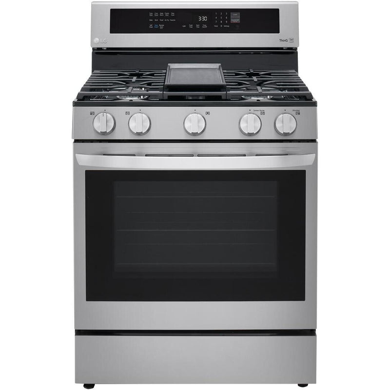 LG 30-inch Freestanding Gas Range with True Convection Technology LRGL5825F