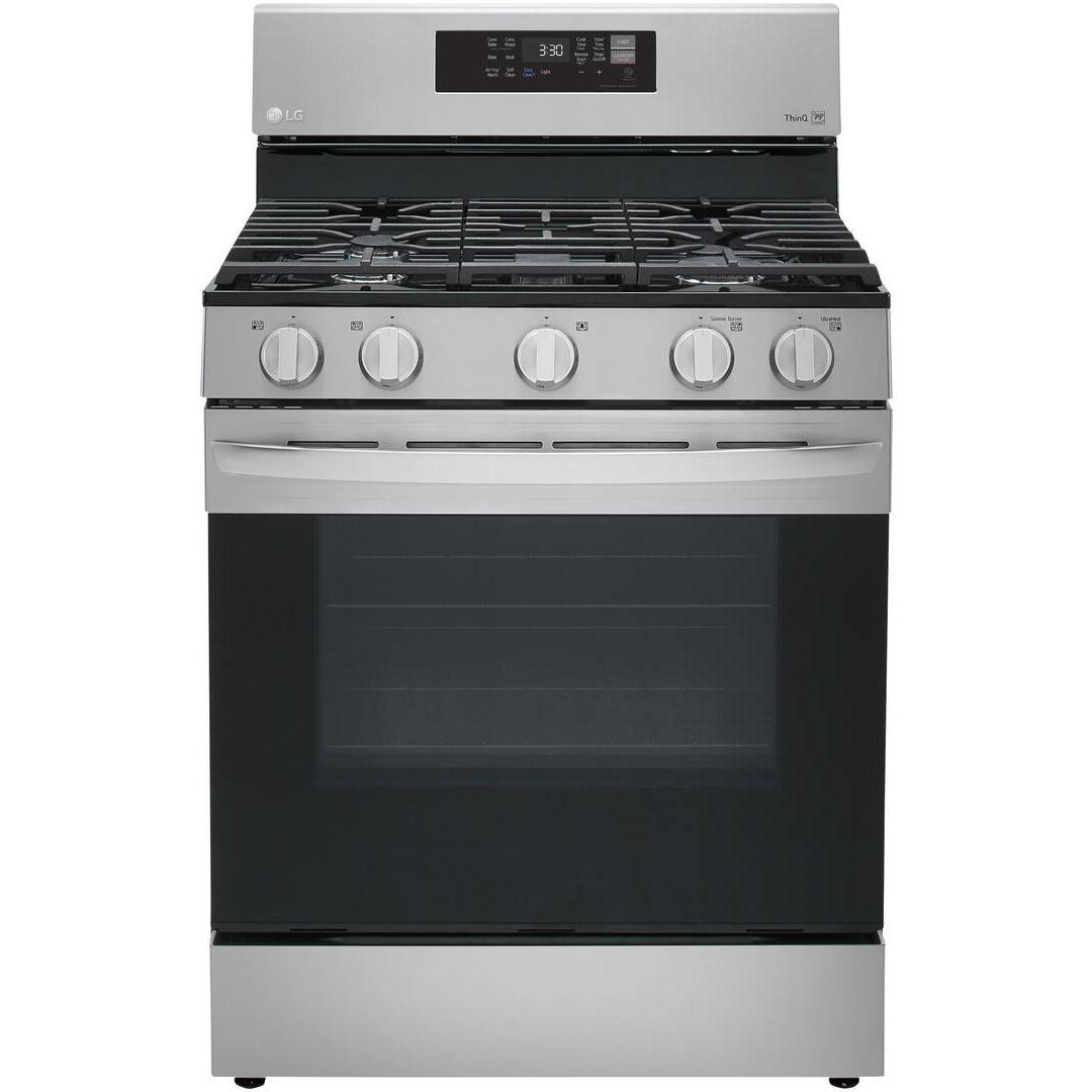  LG 30-inch Freestanding Gas Range with Convection Technology LRGL5823S IMAGE 1