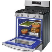 LG 30-inch Freestanding Gas Range with Convection Technology LRGL5823S IMAGE 4