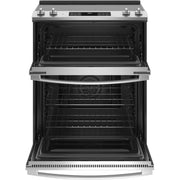  GE 30-inch Slide-in Electric Range with True European Convection Technology JSS86SPSS IMAGE 2