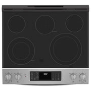  GE 30-inch Slide-in Electric Range with True European Convection Technology JSS86SPSS IMAGE 5