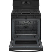 GE 30-inch Freestanding Gas Range with Convection Technology JGB735DPBB IMAGE 2