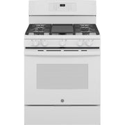 GE 30-inch Freestanding Gas Range with Convection Technology JGB735DPWW IMAGE 1