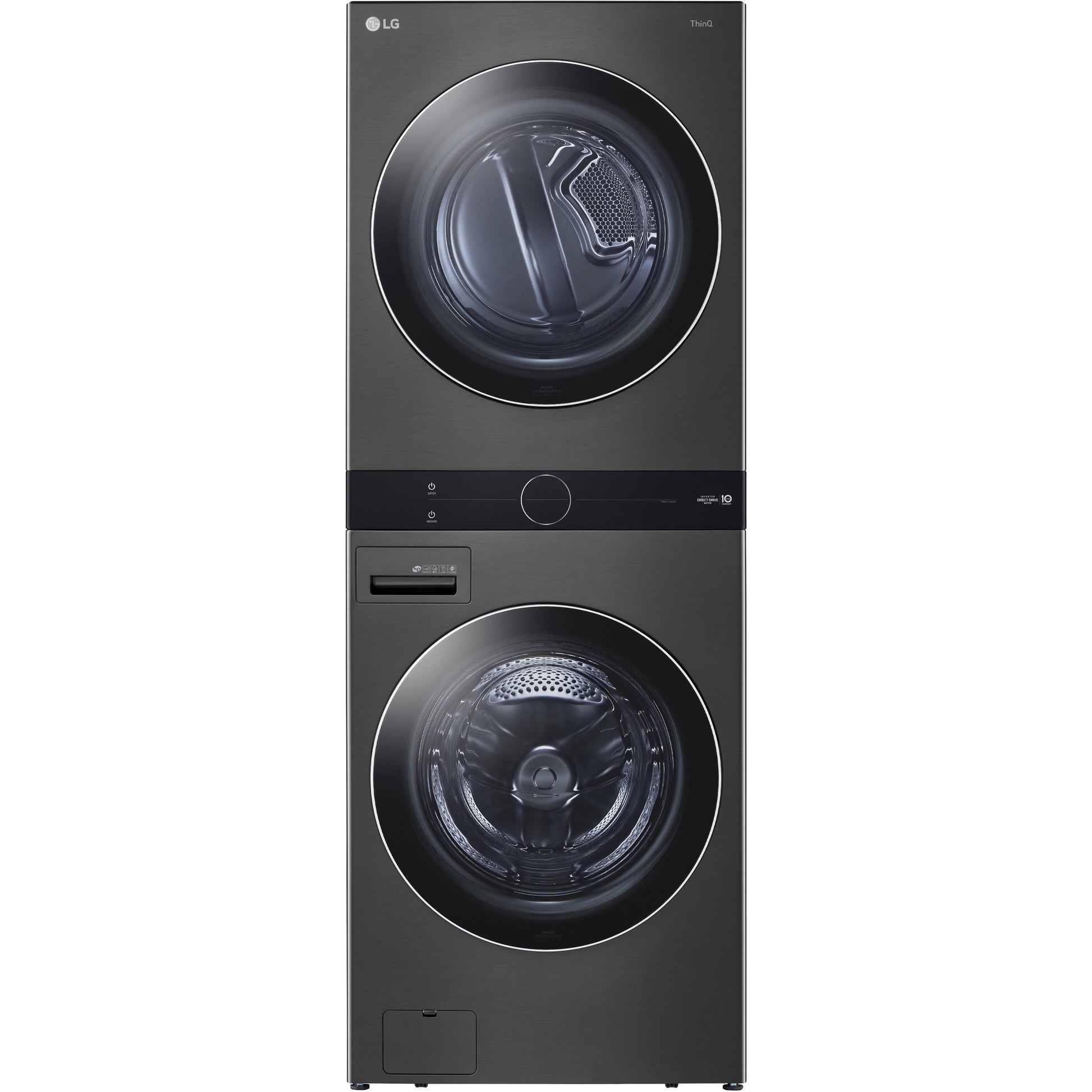  LG Stacked Washer/Dryer Gas Laundry Center with TurboWash™ 360 Technology WKGX201HBA IMAGE 1