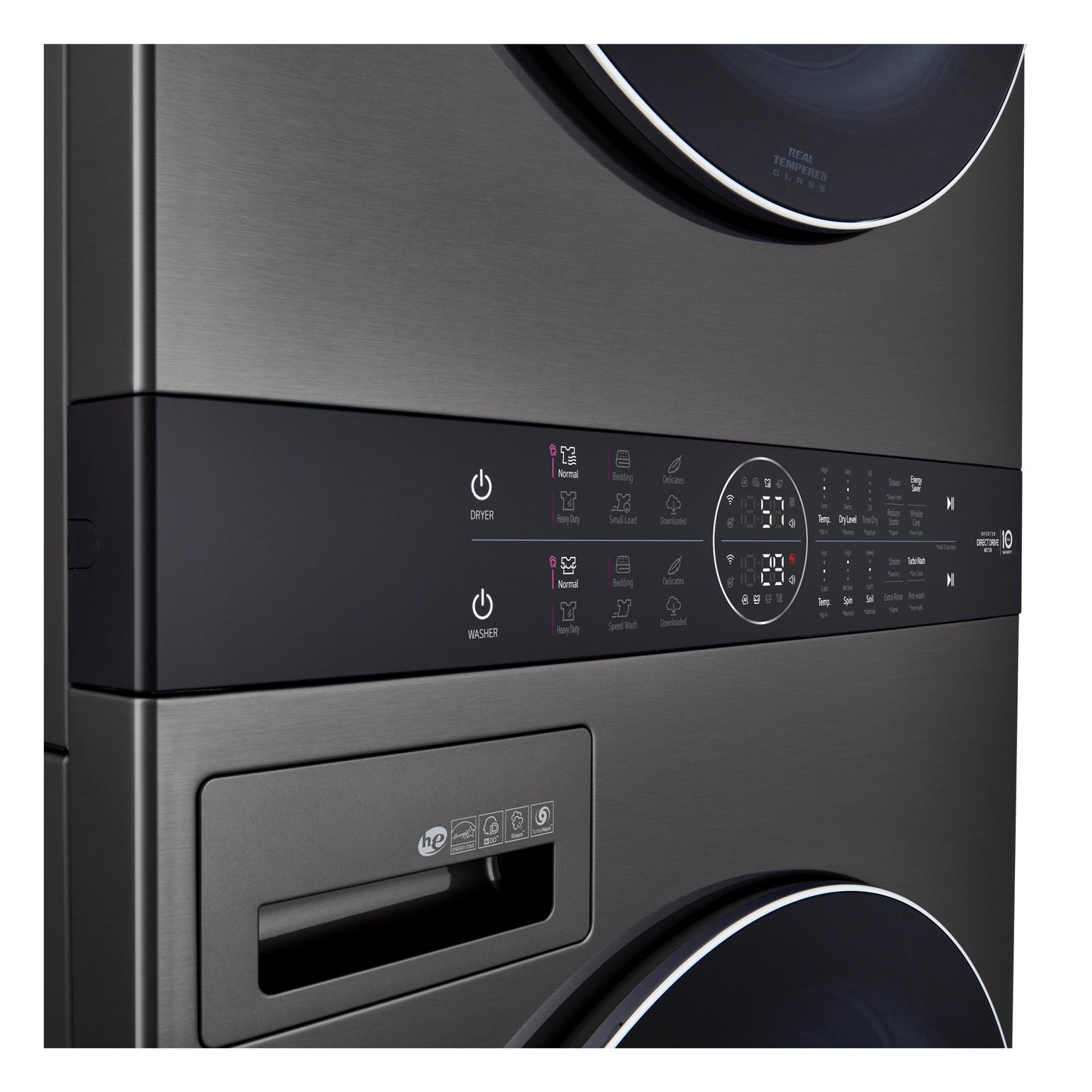  LG Stacked Washer/Dryer Gas Laundry Center with TurboWash™ 360 Technology WKGX201HBA IMAGE 7