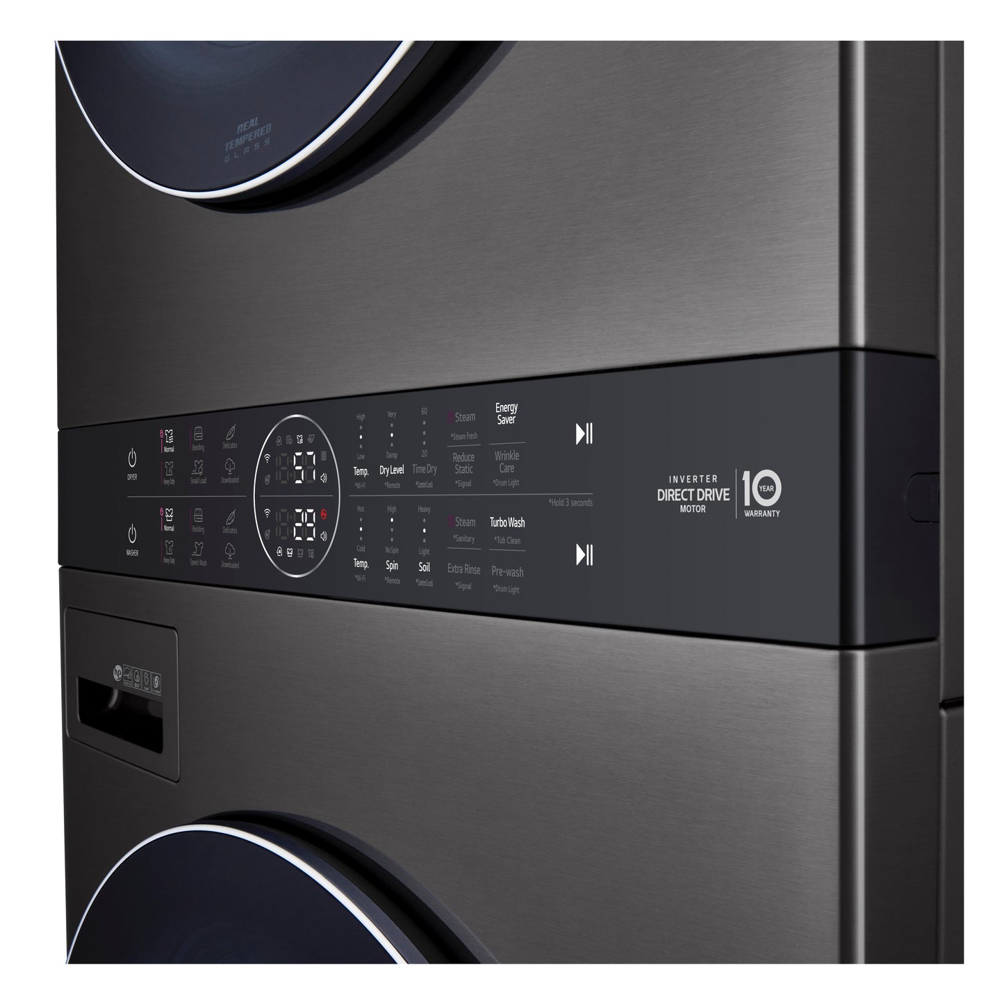  LG Stacked Washer/Dryer Gas Laundry Center with TurboWash™ 360 Technology WKGX201HBA IMAGE 8