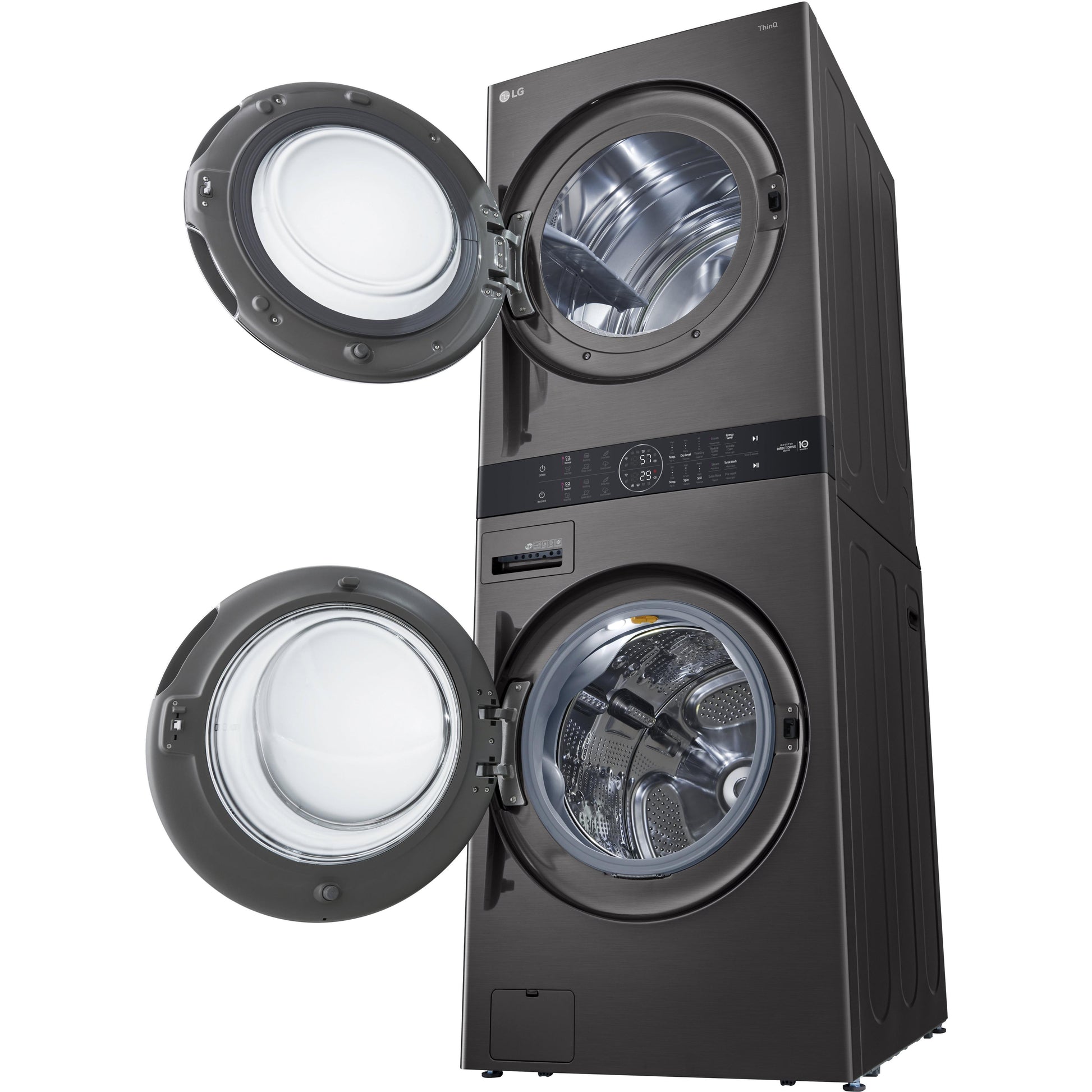  LG Stacked Washer/Dryer Gas Laundry Center with TurboWash™ 360 Technology WKGX201HBA IMAGE 9