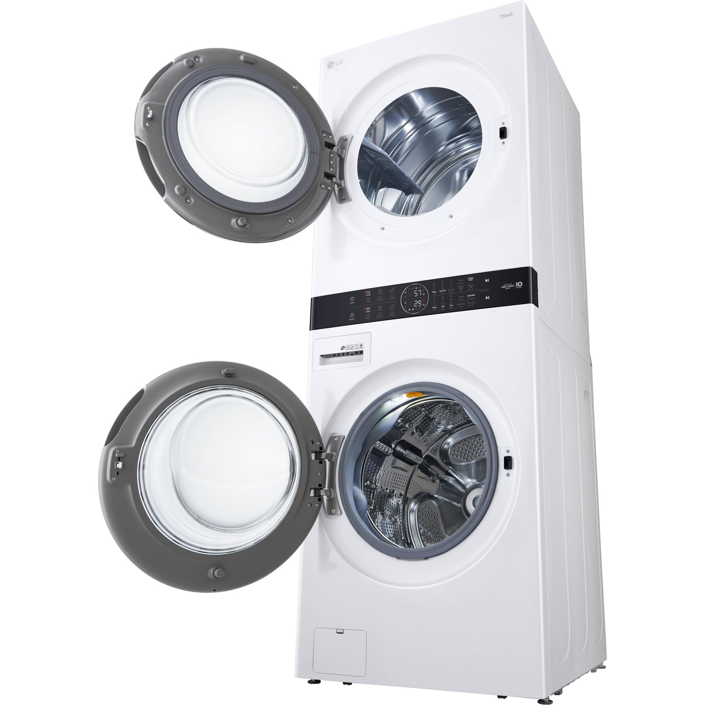  LG Stacked Washer/Dryer Gas Laundry Center with TurboWash™ 360 Technology WKGX201HWA IMAGE 10