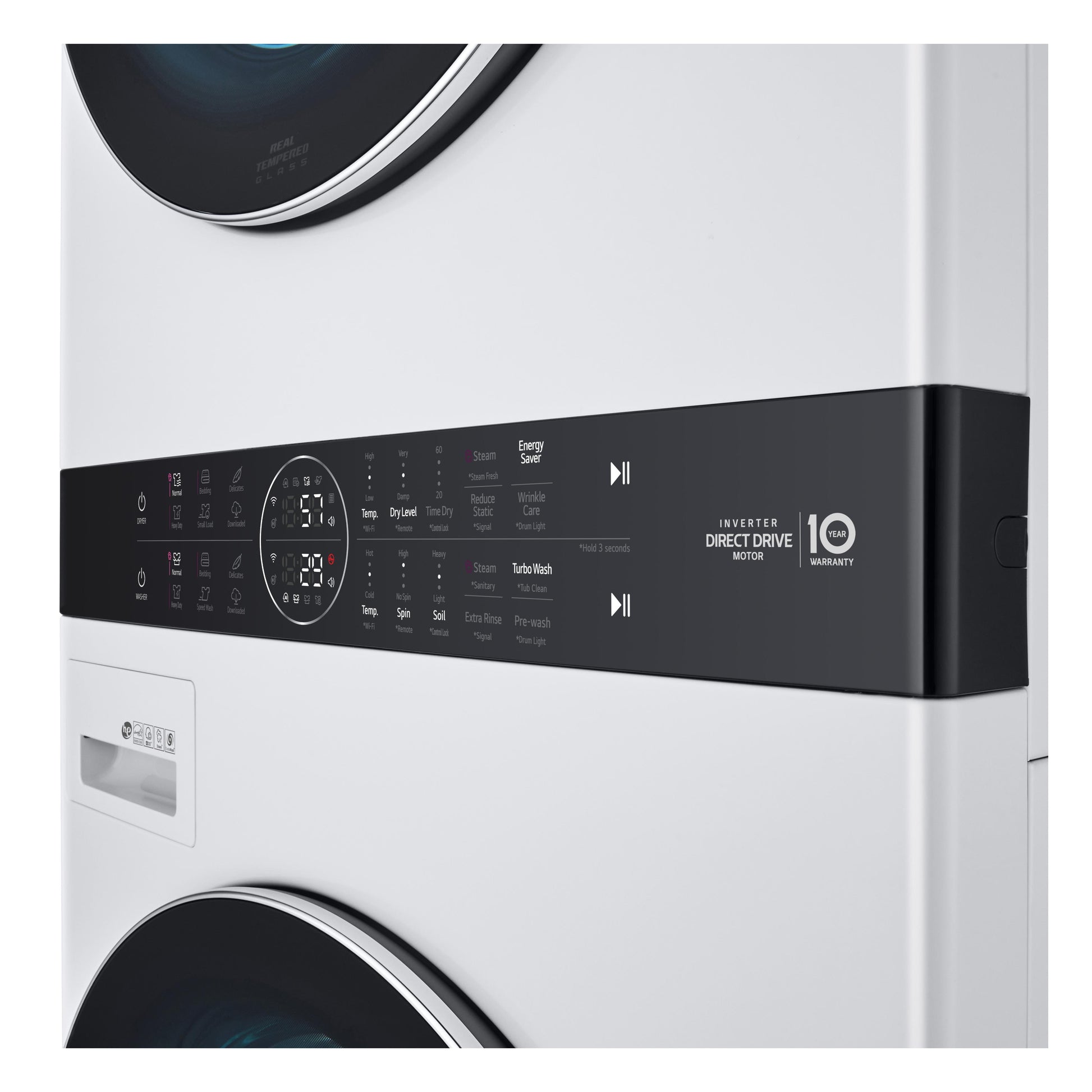  LG Stacked Washer/Dryer Gas Laundry Center with TurboWash™ 360 Technology WKGX201HWA IMAGE 4