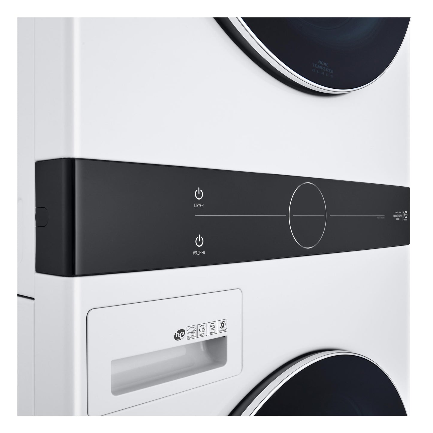  LG Stacked Washer/Dryer Gas Laundry Center with TurboWash™ 360 Technology WKGX201HWA IMAGE 5