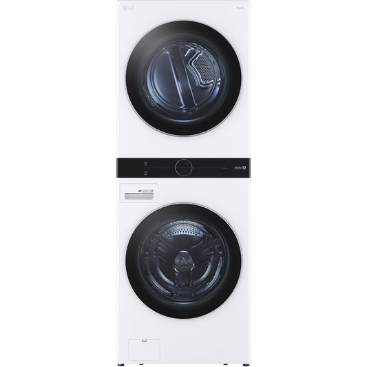  LG Stacked Washer/Dryer Electric Laundry Center with TurboWash™ 360 Technology WKEX200HWA IMAGE 1