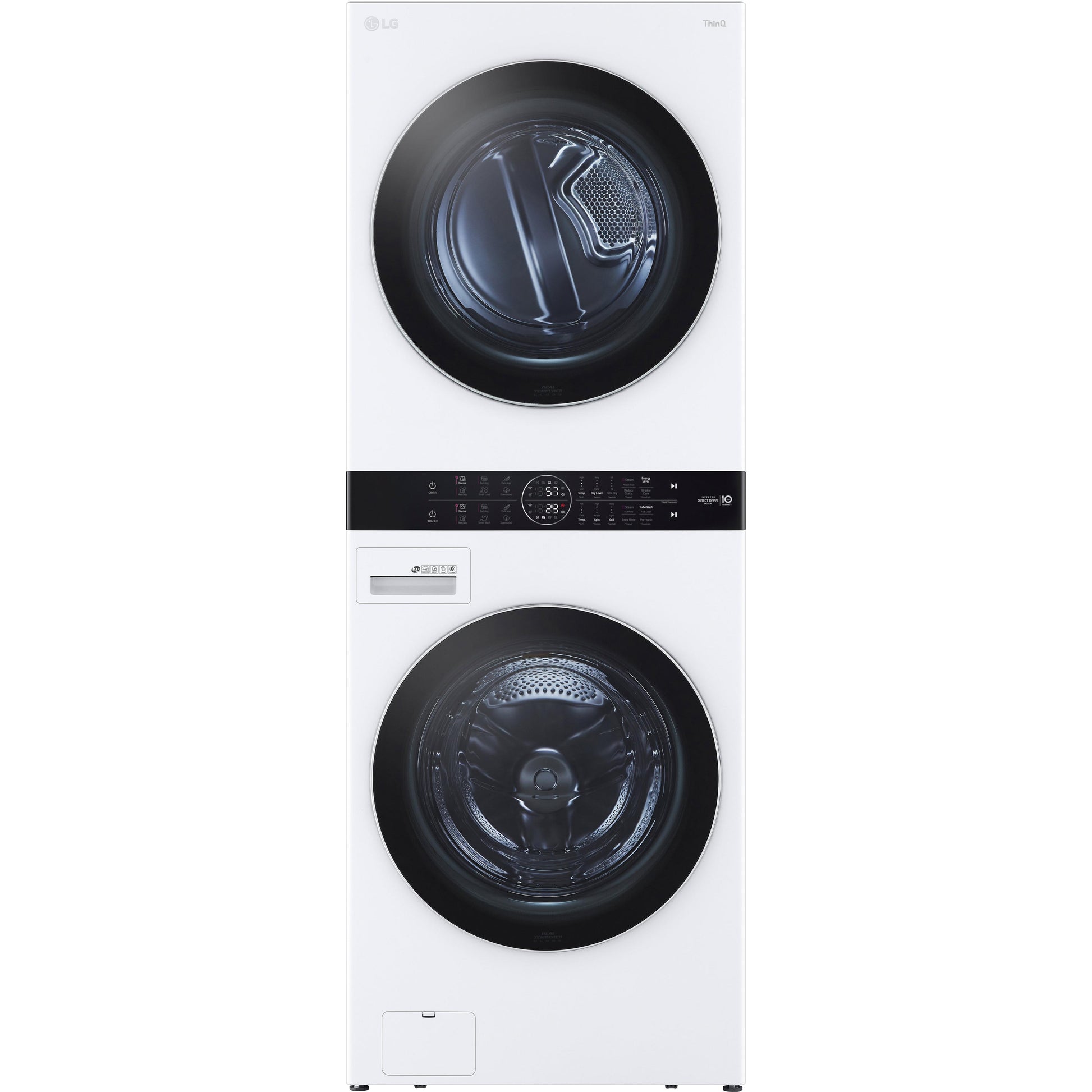  LG Stacked Washer/Dryer Electric Laundry Center with TurboWash™ 360 Technology WKEX200HWA IMAGE 2