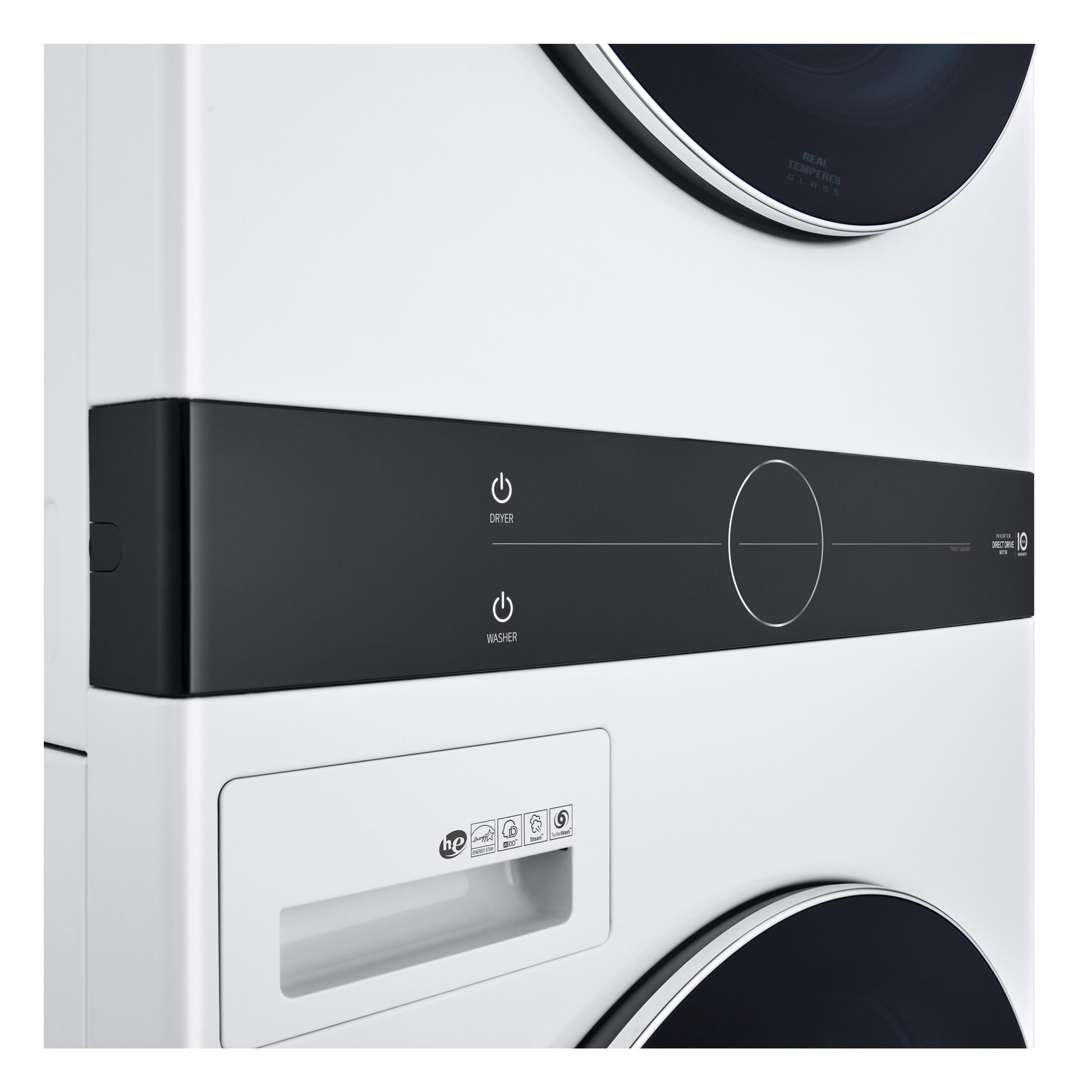 LG Stacked Washer/Dryer Electric Laundry Center with TurboWash™ 360 Technology WKEX200HWA IMAGE 5